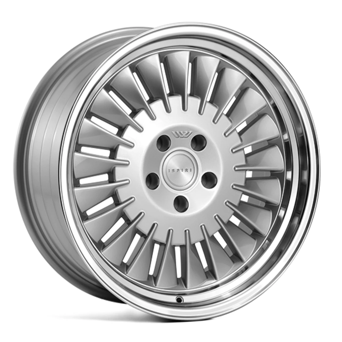 ISPIRICSR1D18X9.55X120ET40PURE-SILVERRIGHT-DOUBLE-STEPPED-LIP(BF)